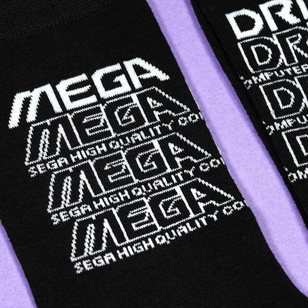 Mega Drive ‘Retro Logo’ Black Socks (One Size)画像