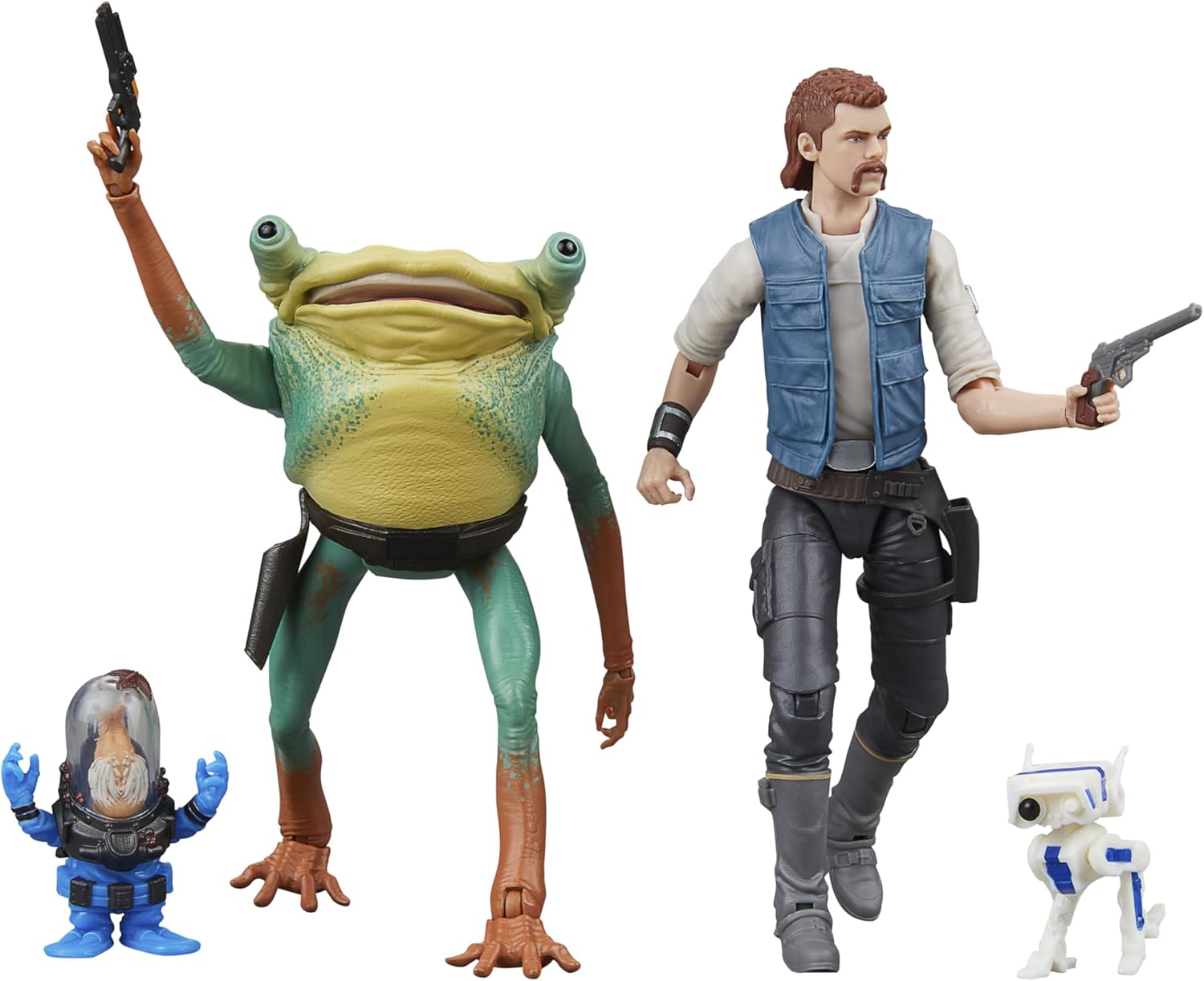 Star Wars TBS SWJS Cal Kestis Turgle & Skoova Stev 3-Pack BD-1の画像
