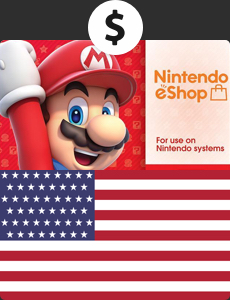 Nintendo eShop card 10USD 北米版 US画像