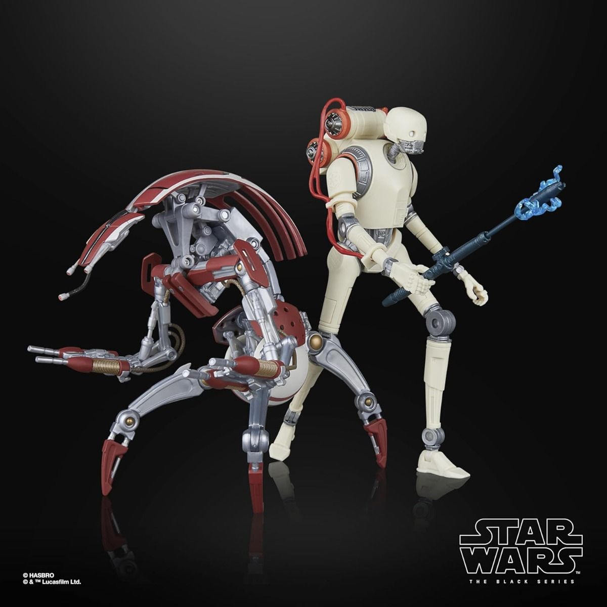 Star Wars TBS Jedi Survivor KX Security Droid Enforcer & Droideka 2-Packの画像
