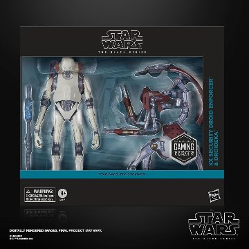 Star Wars TBS Jedi Survivor KX Security Droid Enforcer & Droideka 2-Packの画像