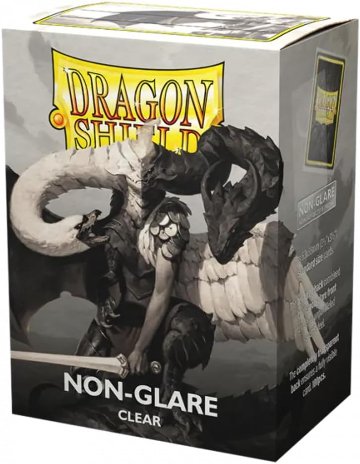 ドラゴンシールド AT-11821 カードスリーブ ノングレアマット クリア スタンダードサイズ:63×88mm 100枚入り Dragon Shieldの画像