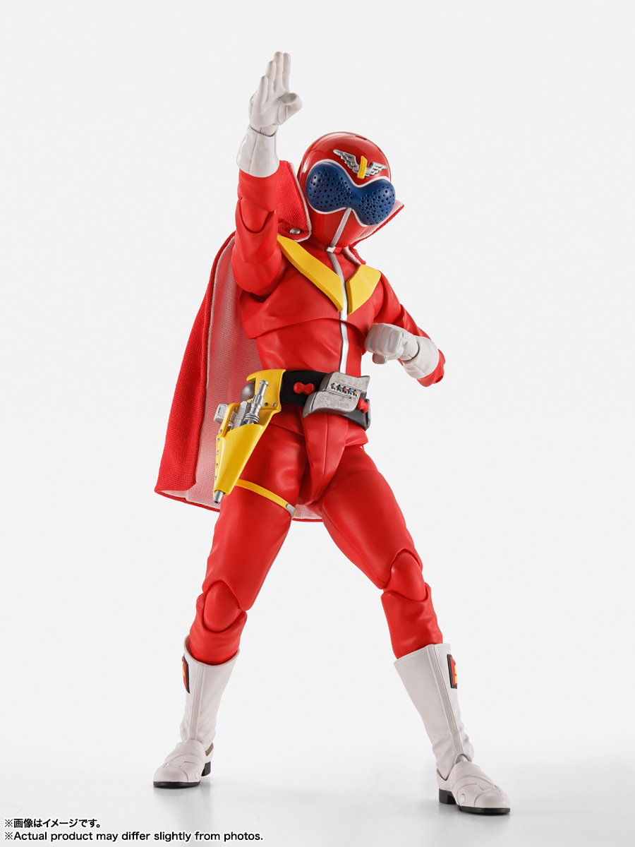 S.H.Figuarts (真骨彫製法) アカレンジャー スーパー戦隊 50th Anniversary Ver.(初回限定台座付属)の画像