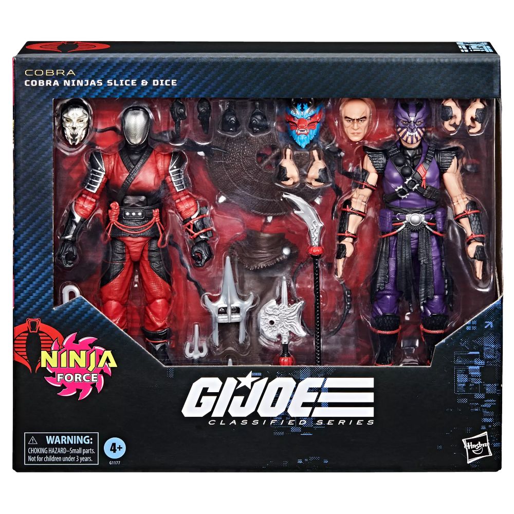G.I. Joe Classified Series Cobra Ninja Force Ninjas Slice & Dice(160)の画像