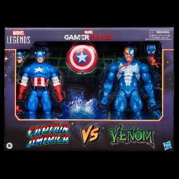 Marvel Legends Gamerverse Captain America vs Venom 2-Packの画像