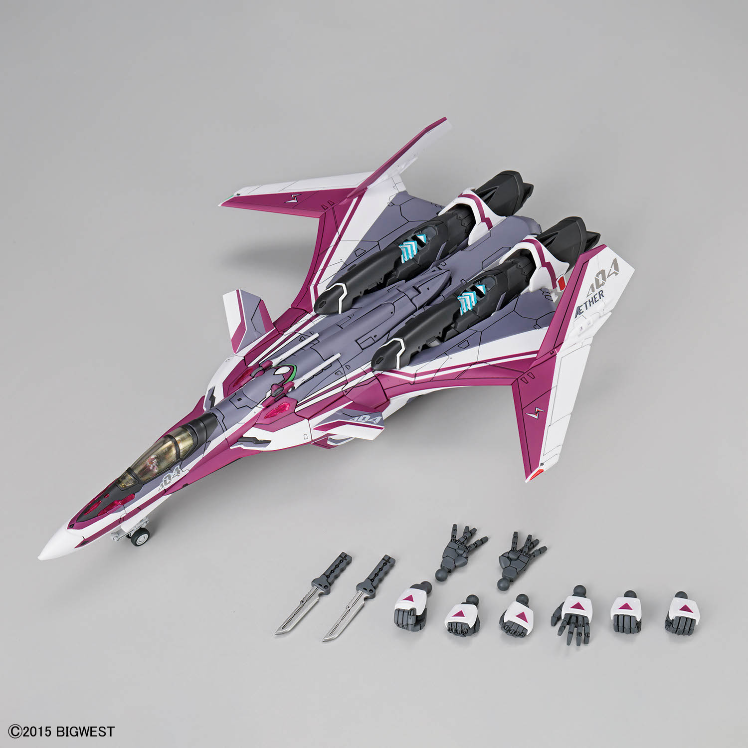 HG 1/100 VF-31C ジークフリード(ミラージュ・ファリーナ・ジーナス機)の画像