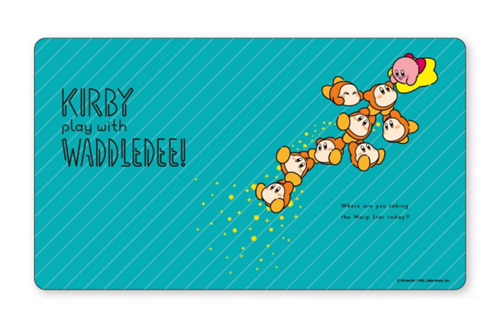 カービィ play with ワドルディ キャラクターラバーマット ワープスターにのって ENR-087の画像