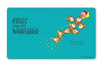 カービィ play with ワドルディ キャラクターラバーマット ワープスターにのって ENR-087の画像