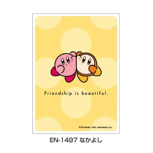 カービィ play with ワドルディ キャラクタースリーブ なかよし EN-1497の画像