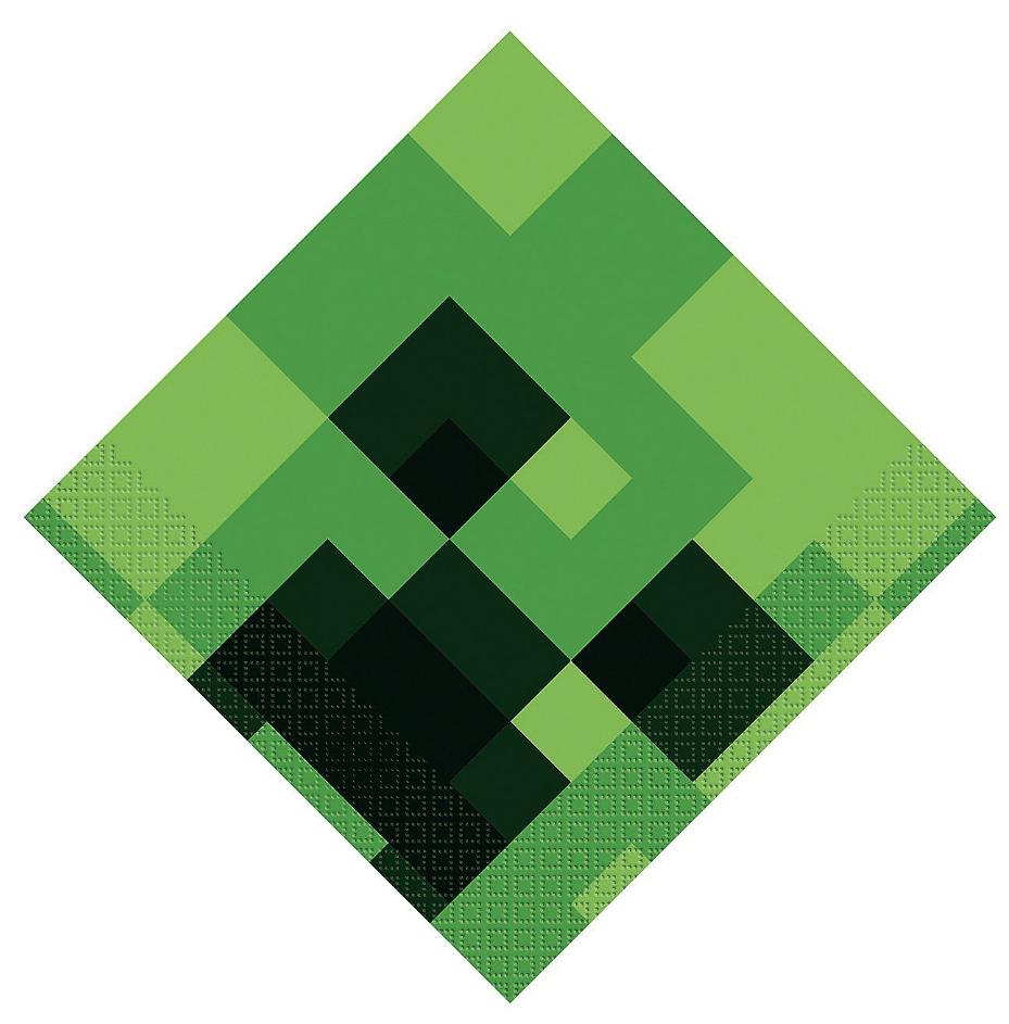 マインクラフト Minecraft クリーパー ランチナプキンの画像