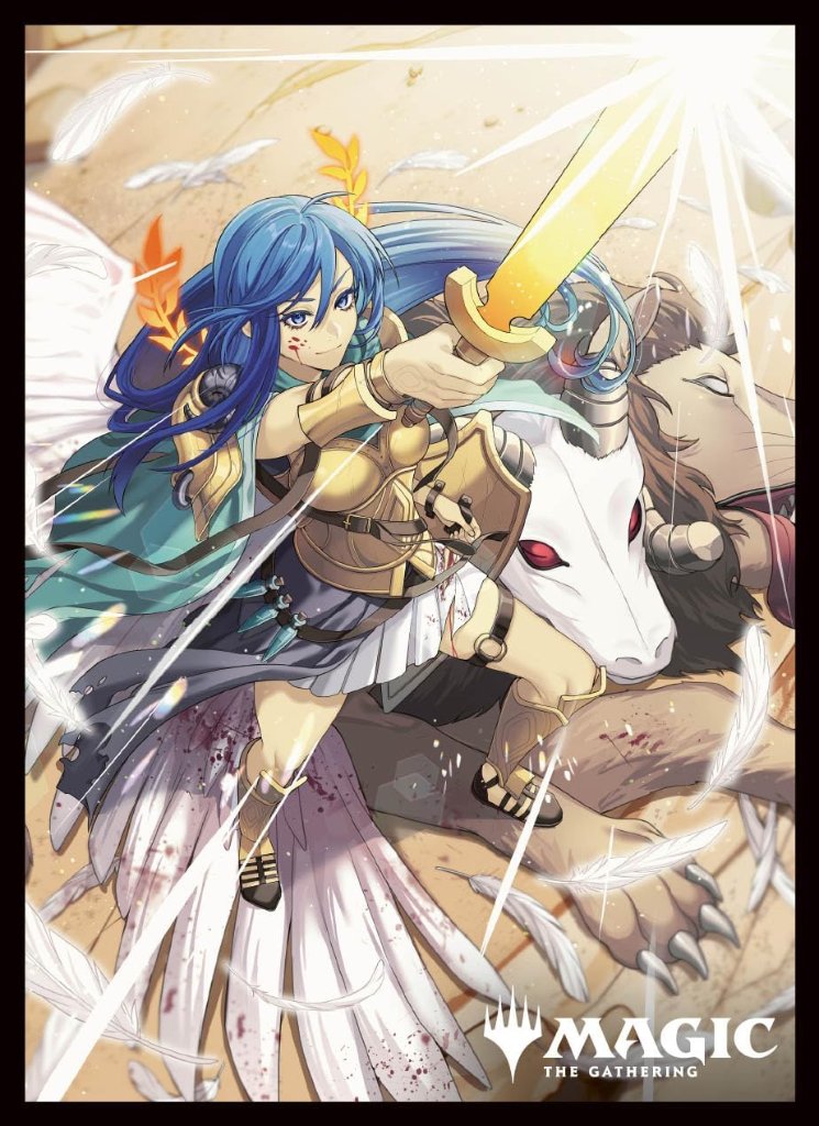 マジックザギャザリング プレイヤーズカードスリーブ ファウンデーションズ メレティスの兵士、ブリゴニー MTGS-332の画像