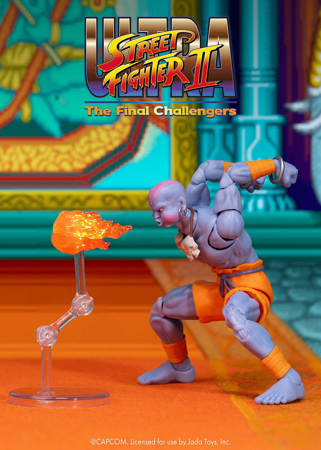 ストリートファイター２ ダルシム Dhalsim デラックス ２Ｐカラー ６インチアクションフィギュアの画像