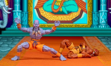 ストリートファイター２ ダルシム Dhalsim デラックス ２Ｐカラー ６インチアクションフィギュアの画像