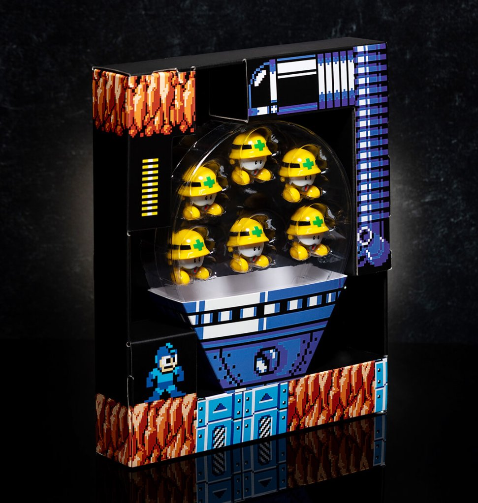 ロックマン Mega Man メットール 1:12スケール アクションフィギュア 6点セットの画像