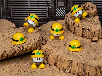 ロックマン Mega Man メットール 1:12スケール アクションフィギュア 6点セットの画像