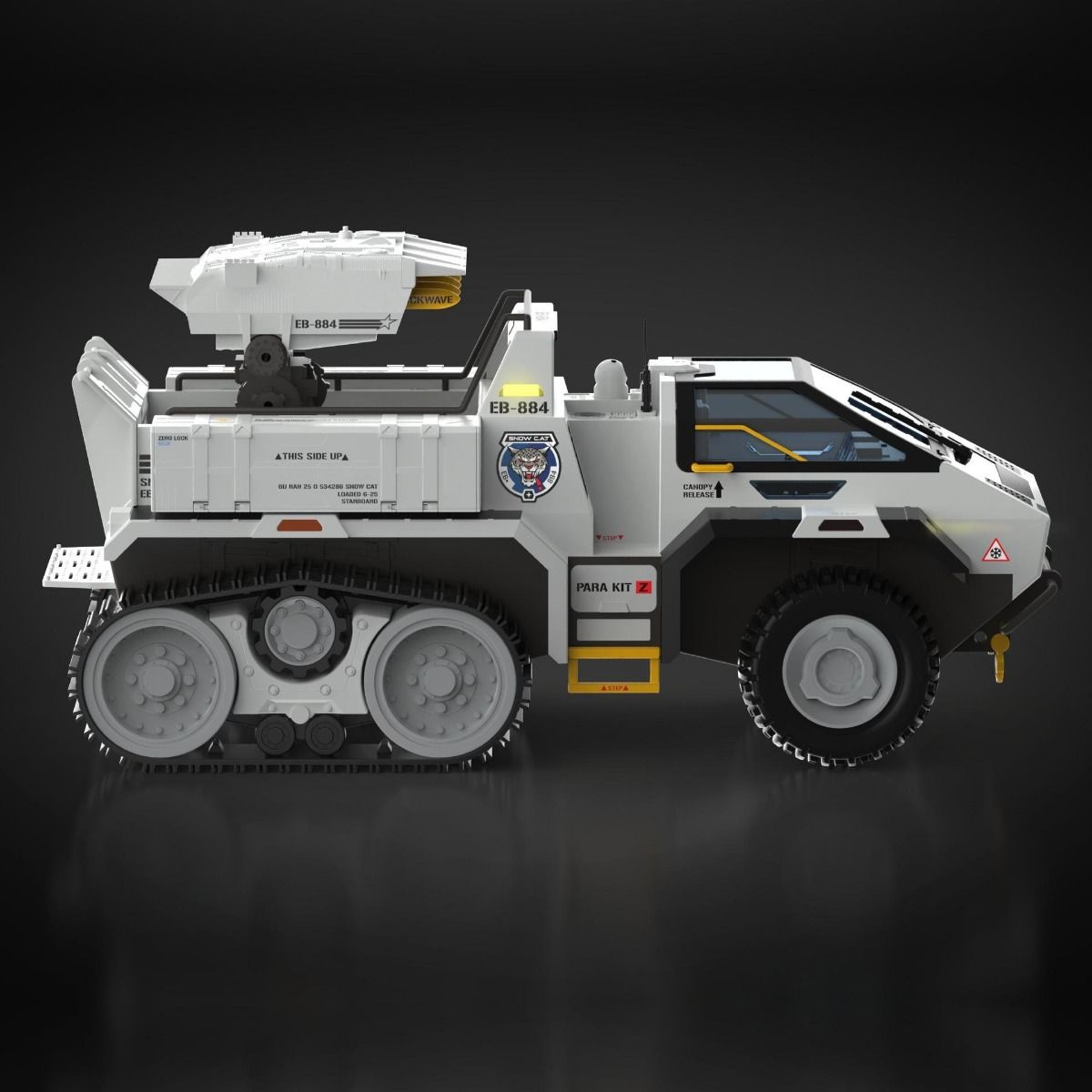 G.I. Joe Classified Series Snow C.A.T. (Combat All-Terrain) Vehicle With Farley Frostbite Sewardの画像