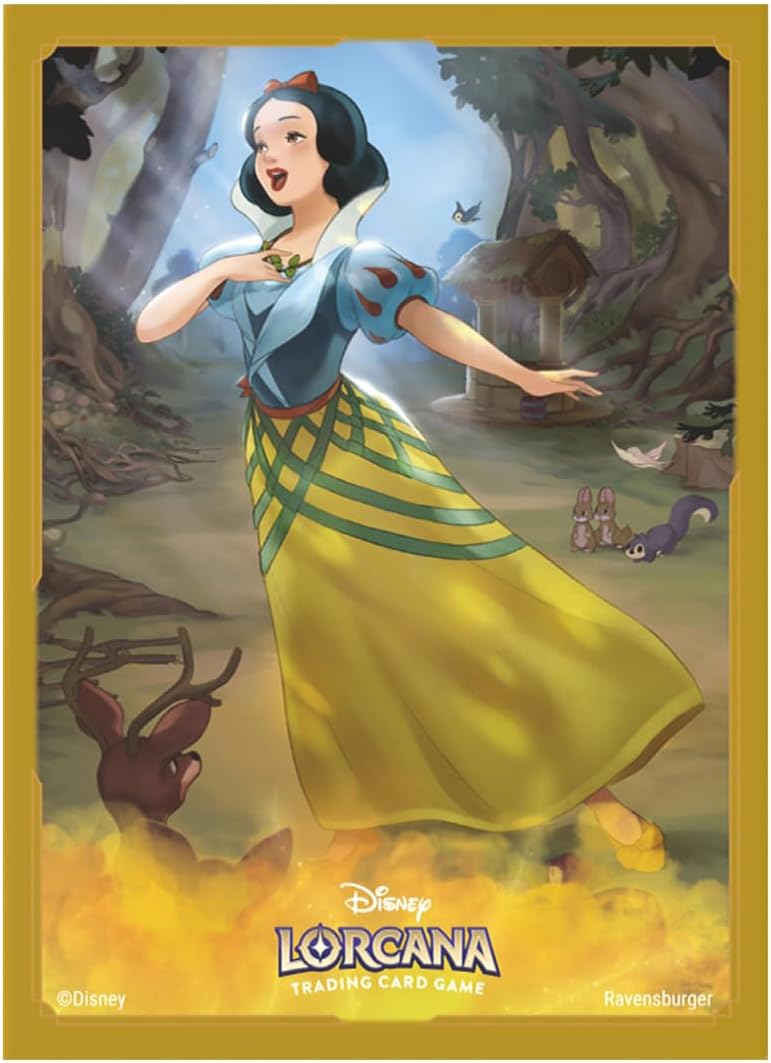 ディズニー･ロルカナ･TCG 日本語版 公式カードスリーブ｢白雪姫 井戸に願いを｣の画像