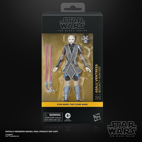 Star Wars TBS the Clone Wars Asajj Ventress(Bounty Hunter) G15165L04の画像
