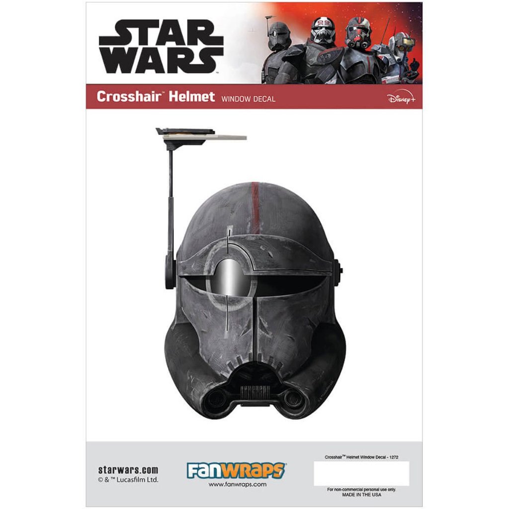 Star Wars Crosshair Helmet Window Decalの画像