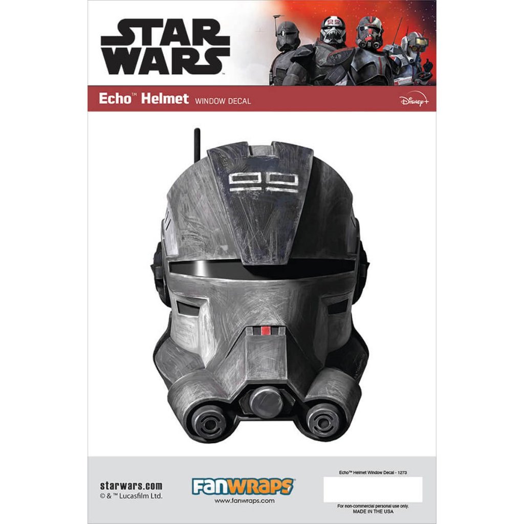 Star Wars Echo Helmet Window Decalの画像