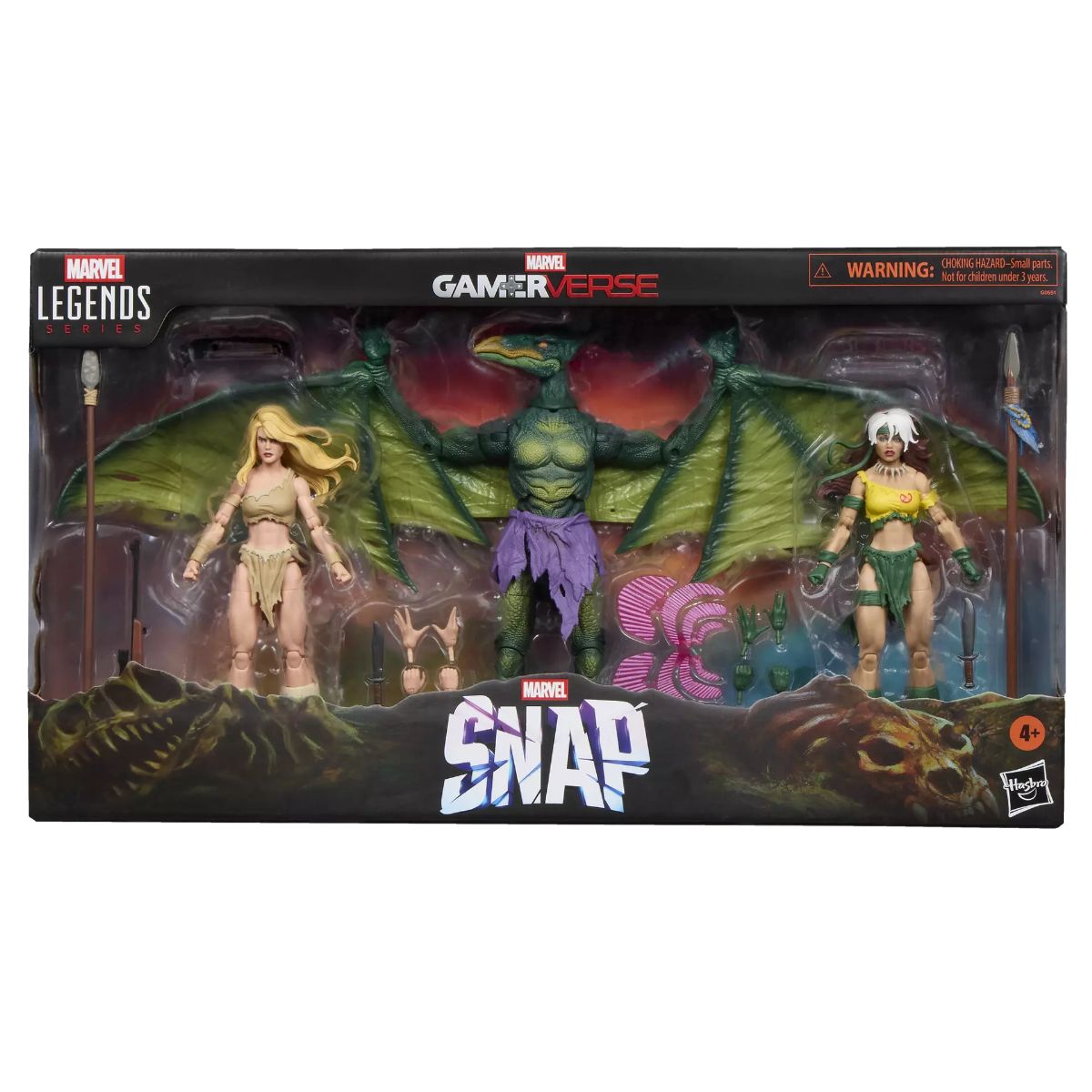 【限定】Marvel Legends Gamerverse Marvel SNAP Savage Land 3-Packの画像