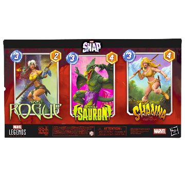 【限定】Marvel Legends Gamerverse Marvel SNAP Savage Land 3-Packの画像