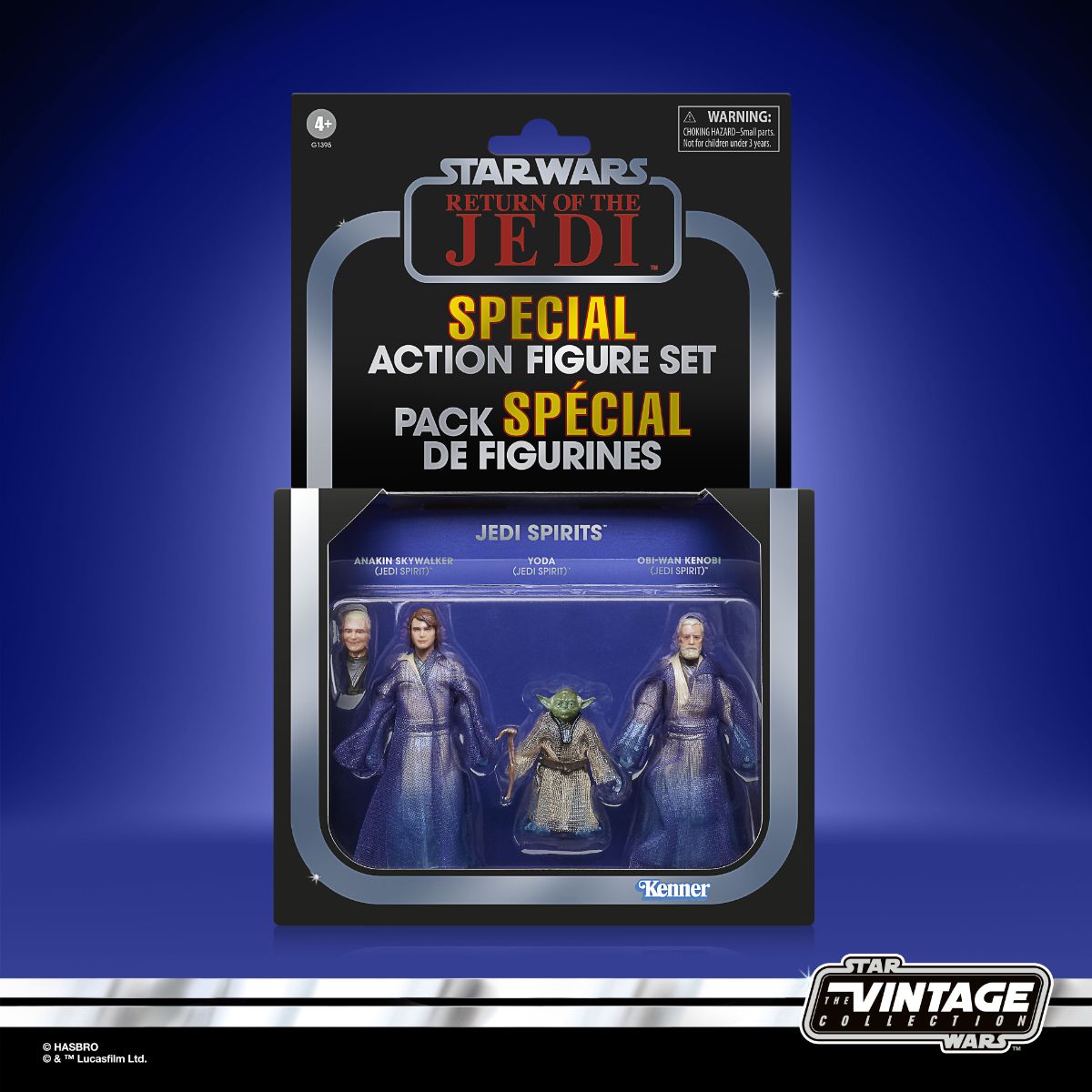 【限定】Star Wars TVC Jedi Spirits Anakin Skywalker Yoda Obi-Wan Kenobi 3-Packの画像