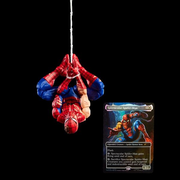 Marvel Legends Magic: The Gathering Battle-Damaged Spider-Manの画像