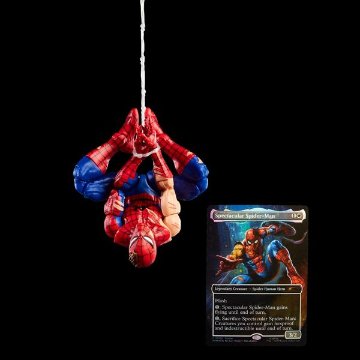 Marvel Legends Magic: The Gathering Battle-Damaged Spider-Manの画像