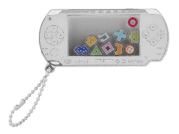 PSP™ (PlayStation™Portable)のシャカシャカアクリルキーホルダー 白Ver.の画像