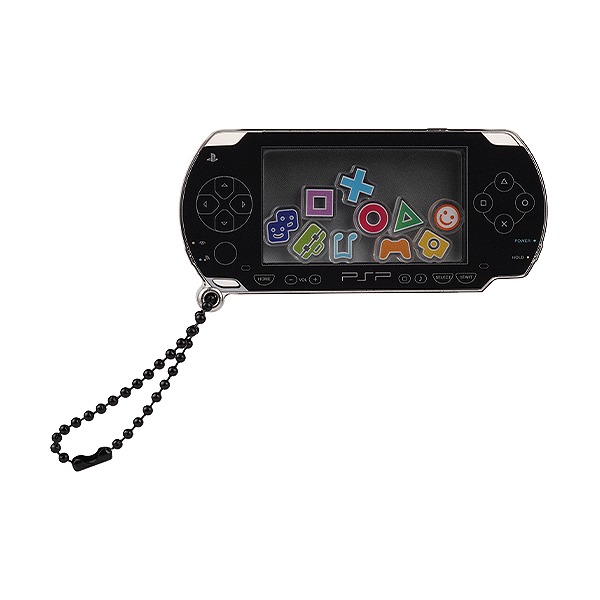 PSP™ (PlayStation™Portable)のシャカシャカアクリルキーホルダー 黒Ver.の画像