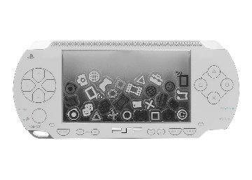 PSP™ (PlayStation™Portable)のシャカシャカアクリルスタンド 白Ver.の画像