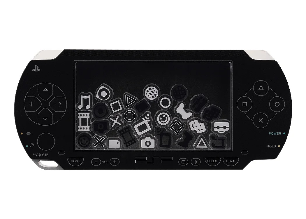 PSP™ (PlayStation™Portable)のシャカシャカアクリルスタンド 黒Ver.の画像