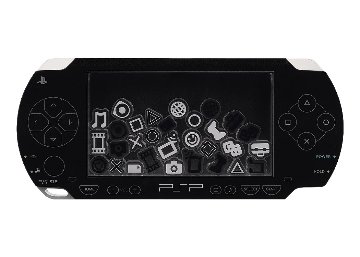 PSP™ (PlayStation™Portable)のシャカシャカアクリルスタンド 黒Ver.の画像