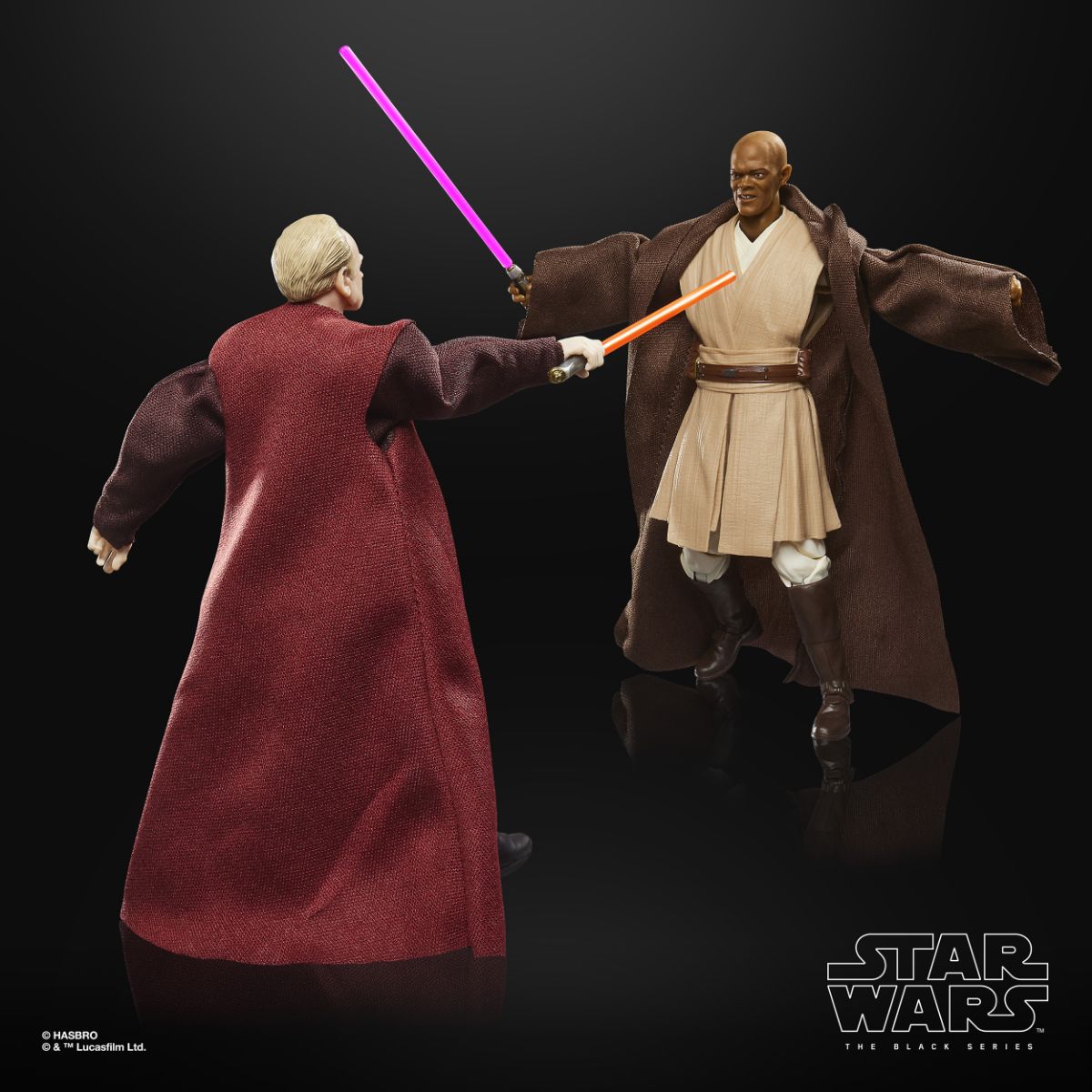 【限定】Star Wars TBS Mace Windu & Darth Sidious 2-Packの画像