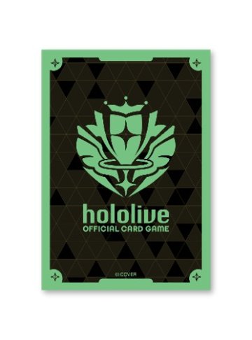 hololive OFFICIAL CARD GAME オフィシャルホロカスリーブ Vol.24 ブランドロゴ(グリーン)の画像