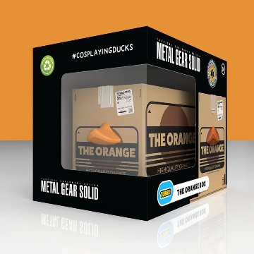 TUBBZ 1ST EDITION Metal Gear Solid The Orange Box Solid Snake Cardboard Boxの画像