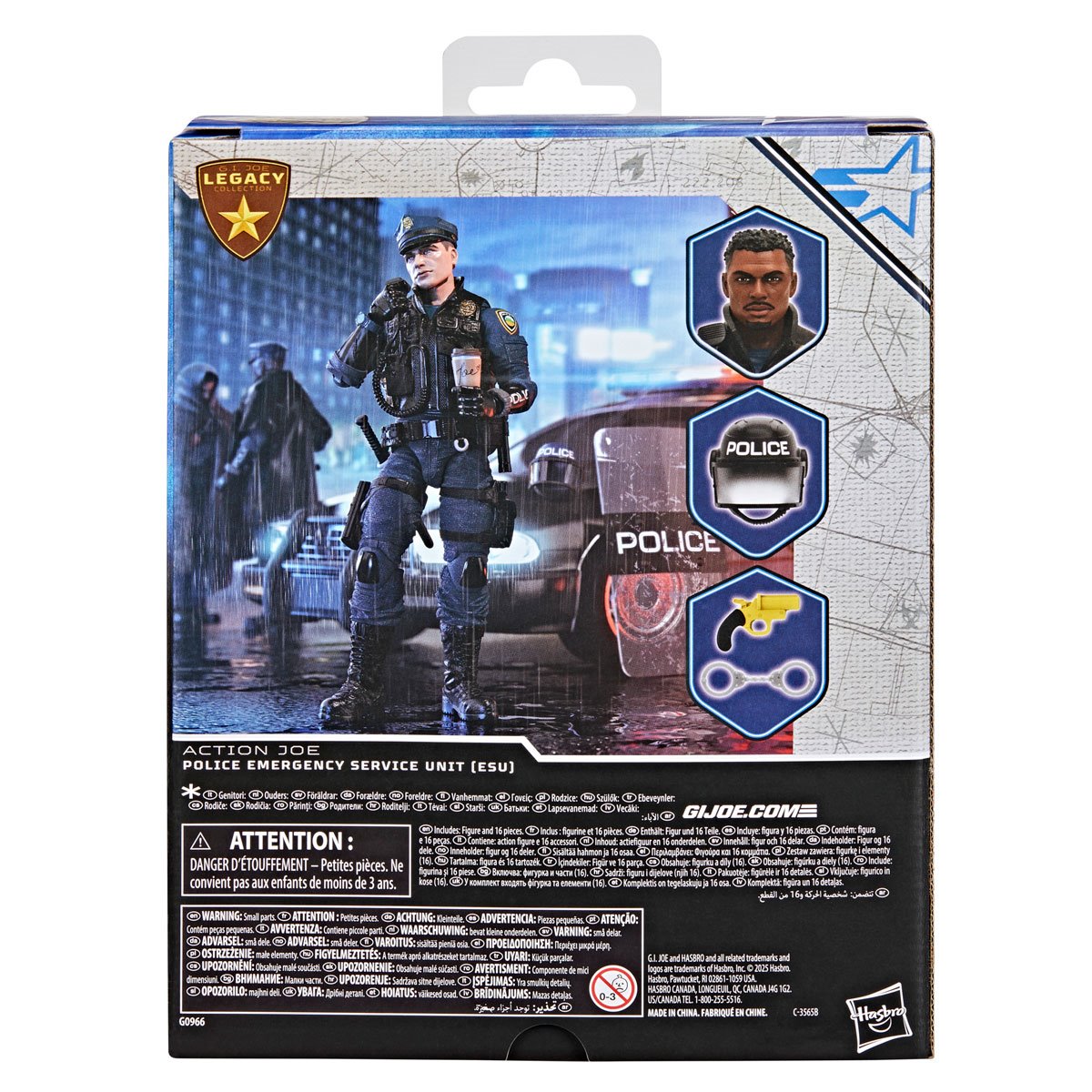 G.I. Joe Classified Series Legacy Collection Action Joe Police Emergency Service Unit(ESU)の画像