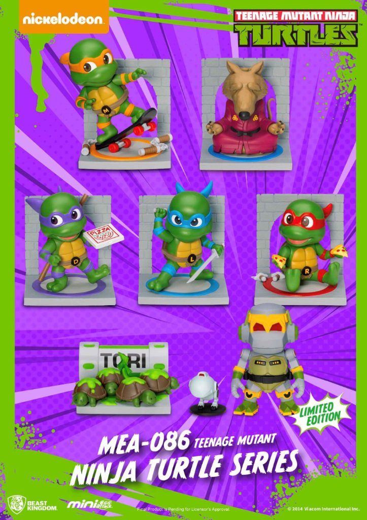 【BOX販売】TMNT ティーンエイジ・ミュータント・ニンジャ・タートルズシリーズ ブラインドボックスの画像