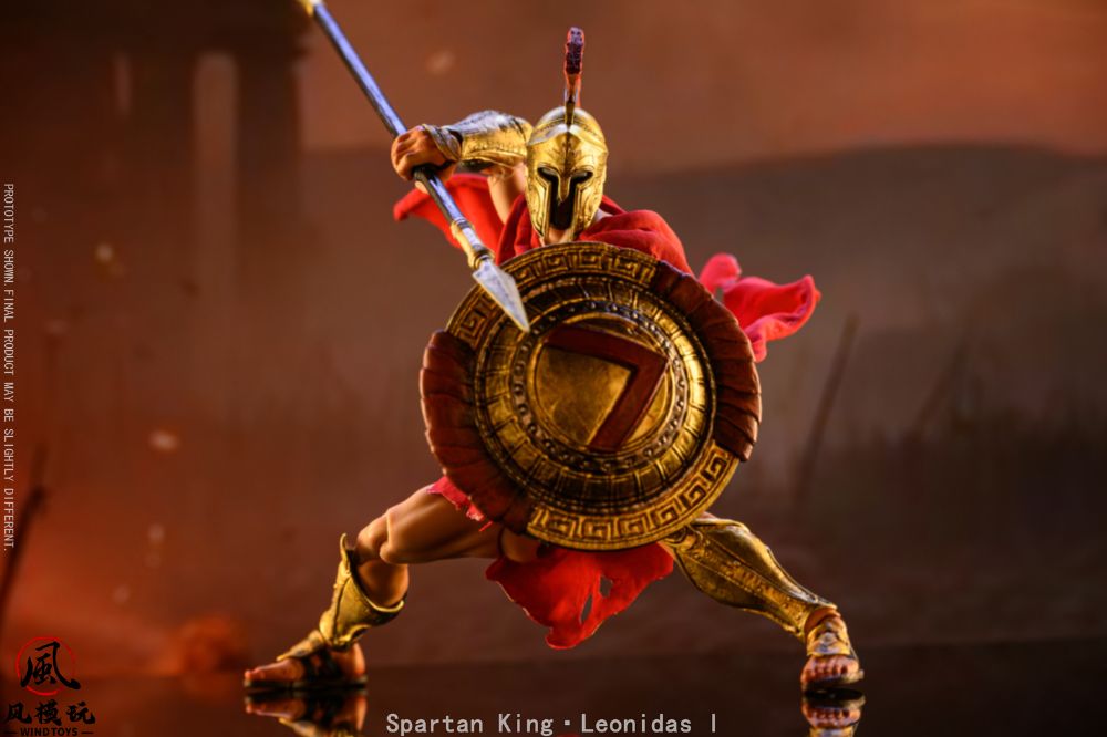 WIND TOYS Spartan King Leonidas I(スパルタンキング レオニダス) 1/12スケール 可動フィギュア スタンダード版の画像