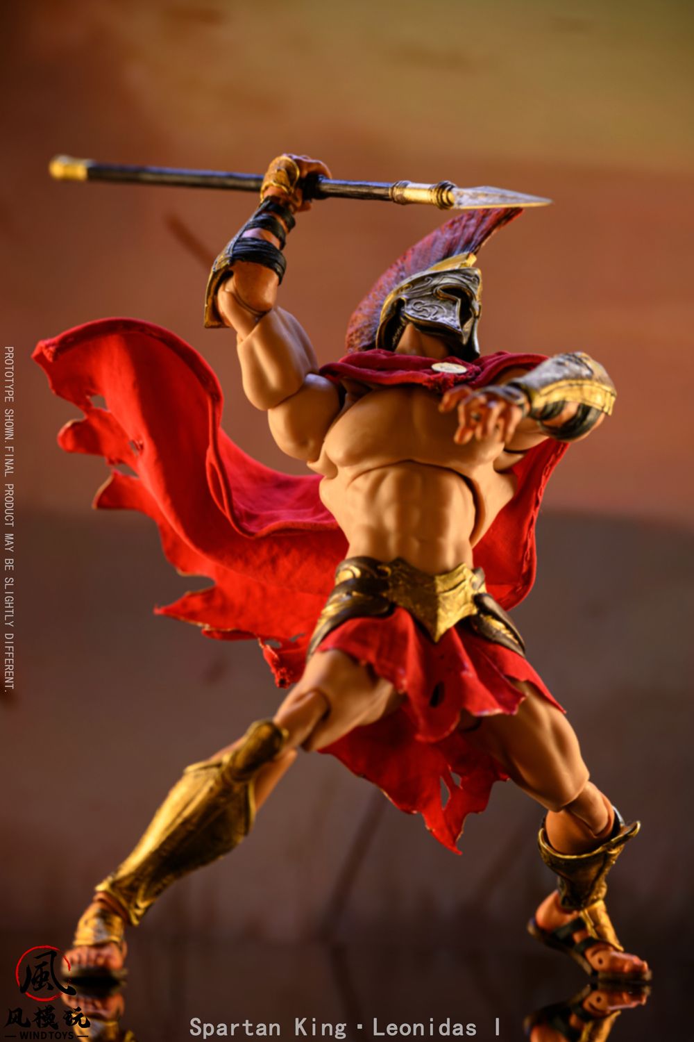 WIND TOYS Spartan King Leonidas I(スパルタンキング レオニダス) 1/12スケール 可動フィギュア スタンダード版の画像