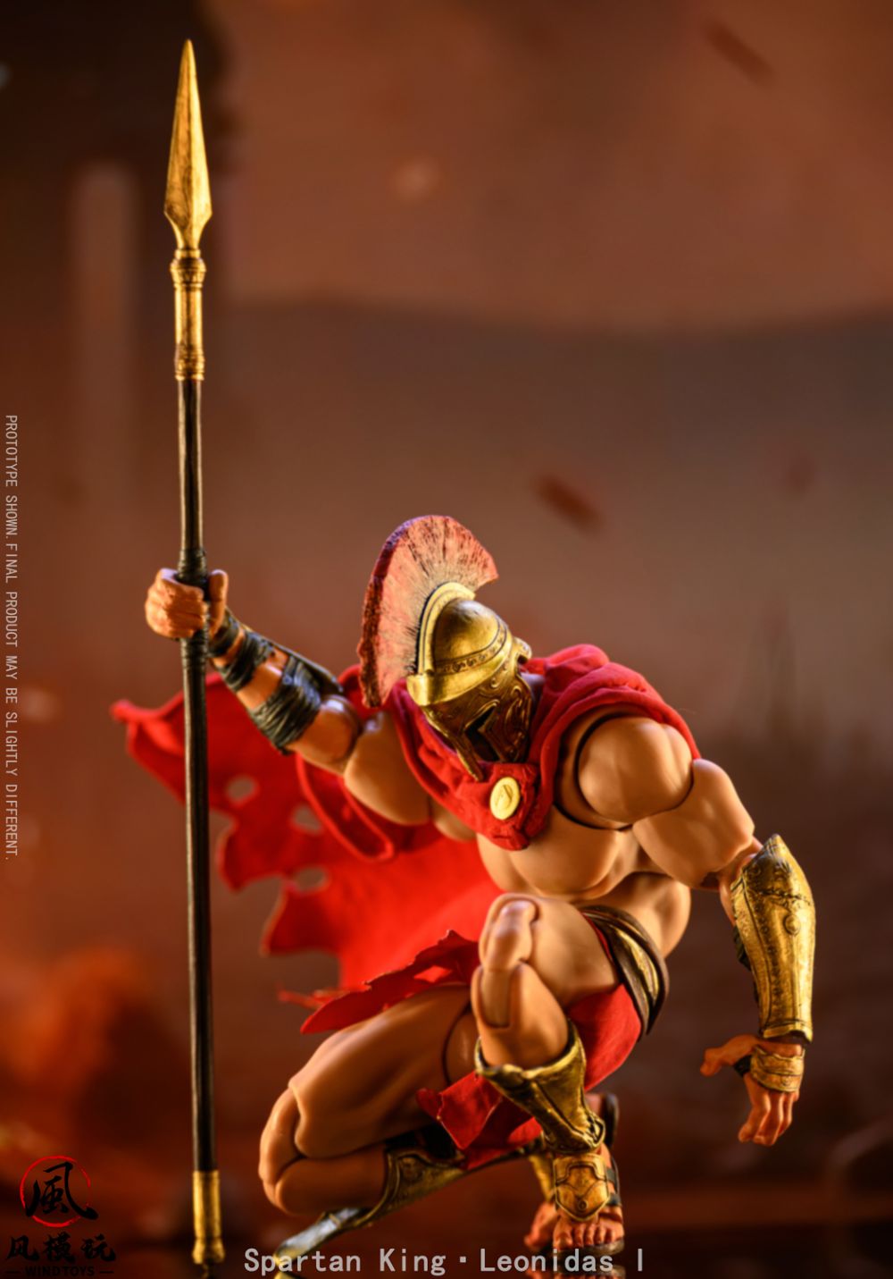WIND TOYS Spartan King Leonidas I(スパルタンキング レオニダス) 1/12スケール 可動フィギュア スタンダード版の画像
