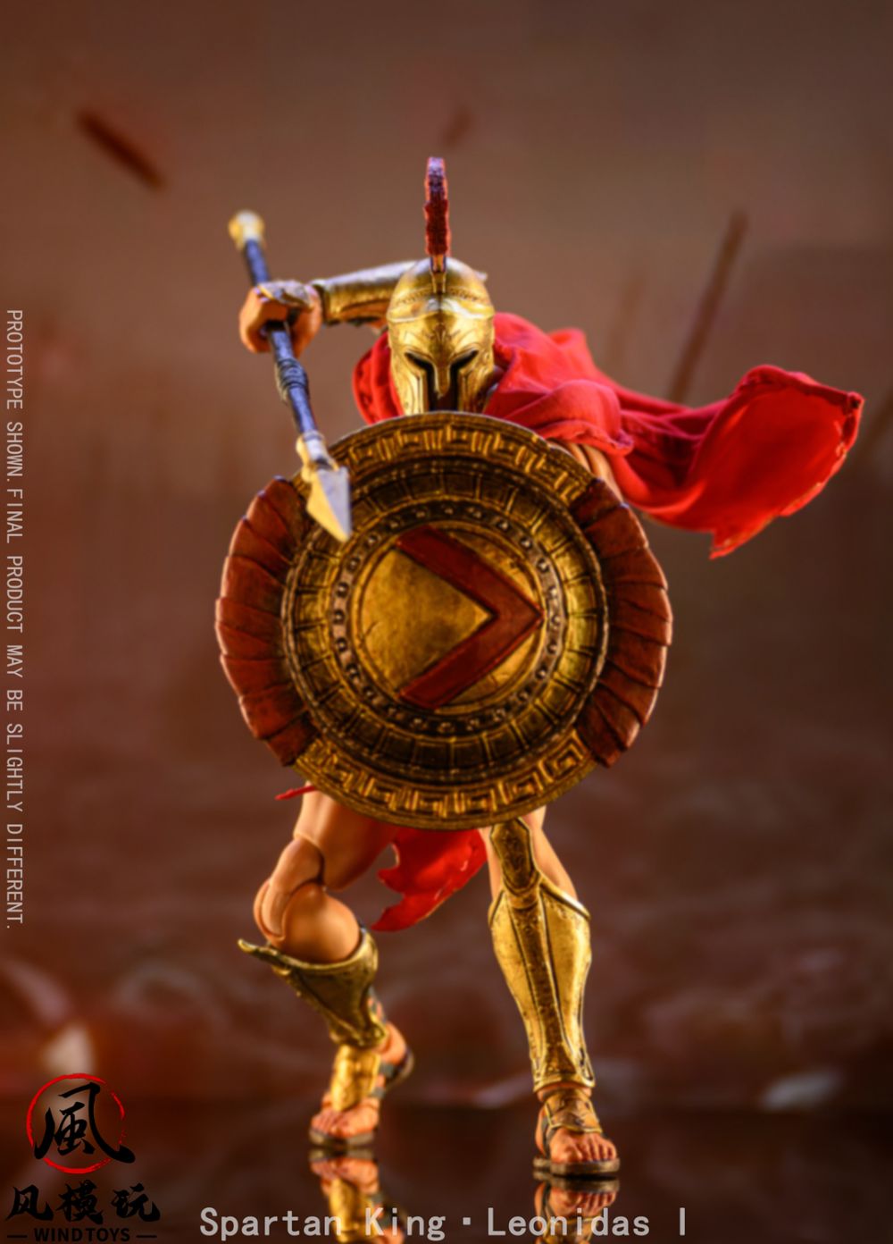 WIND TOYS Spartan King Leonidas I(スパルタンキング レオニダス) 1/12スケール 可動フィギュア スタンダード版の画像