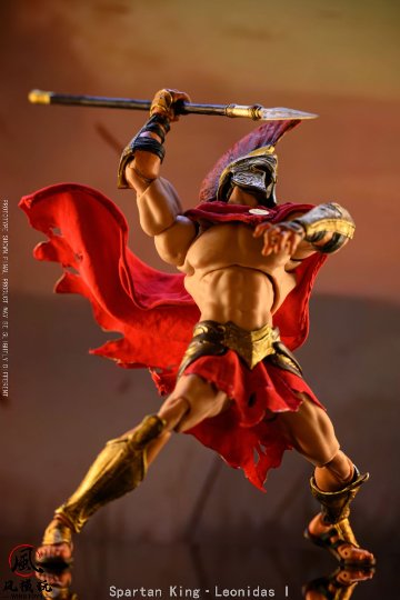 WIND TOYS Spartan King Leonidas I(スパルタンキング レオニダス) 1/12スケール 可動フィギュア スタンダード版の画像