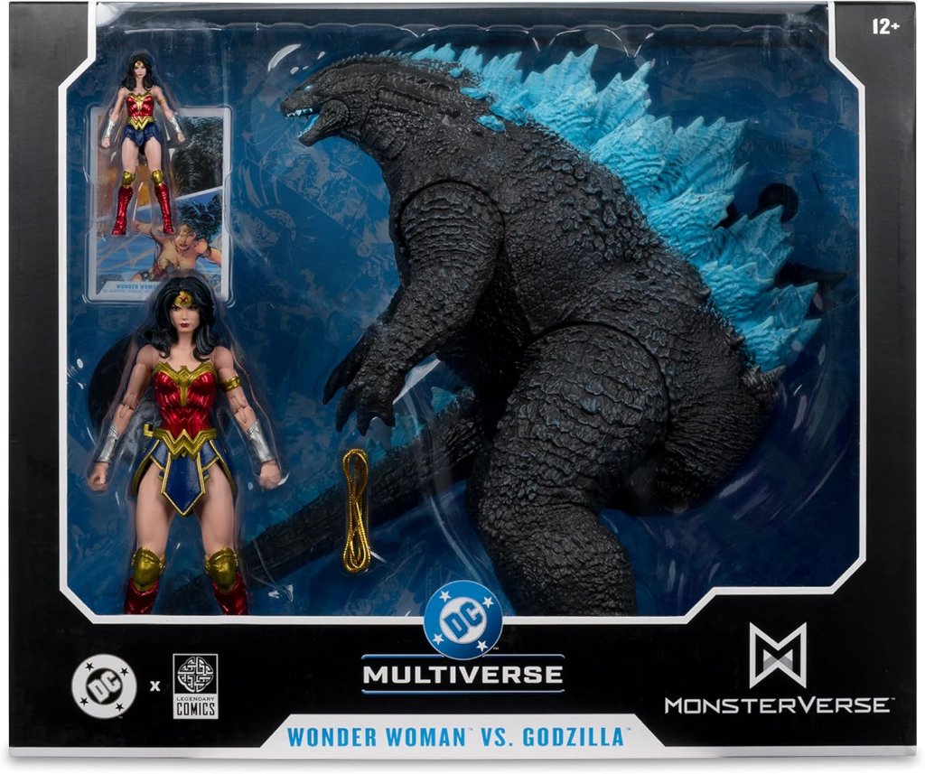 マクファーレントイズ McFarlane DC Multiverse Wonder Woman vs Atomic Blast Godzilla Megafig 2-Packの画像