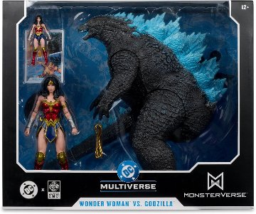 マクファーレントイズ McFarlane DC Multiverse Wonder Woman vs Atomic Blast Godzilla Megafig 2-Packの画像