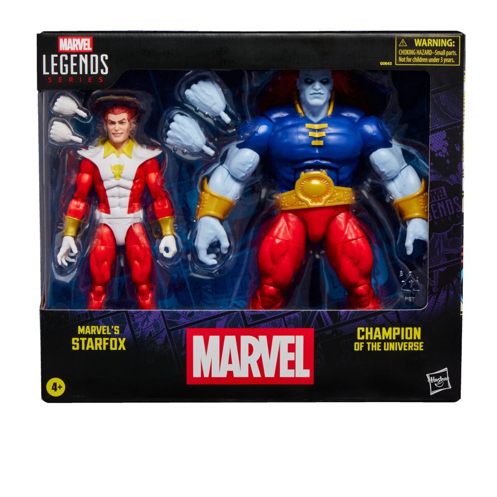 Marvel Legends Marvel's Starfox and Champion of the Universe 2-Packの画像