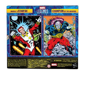 Marvel Legends Marvel's Starfox and Champion of the Universe 2-Packの画像