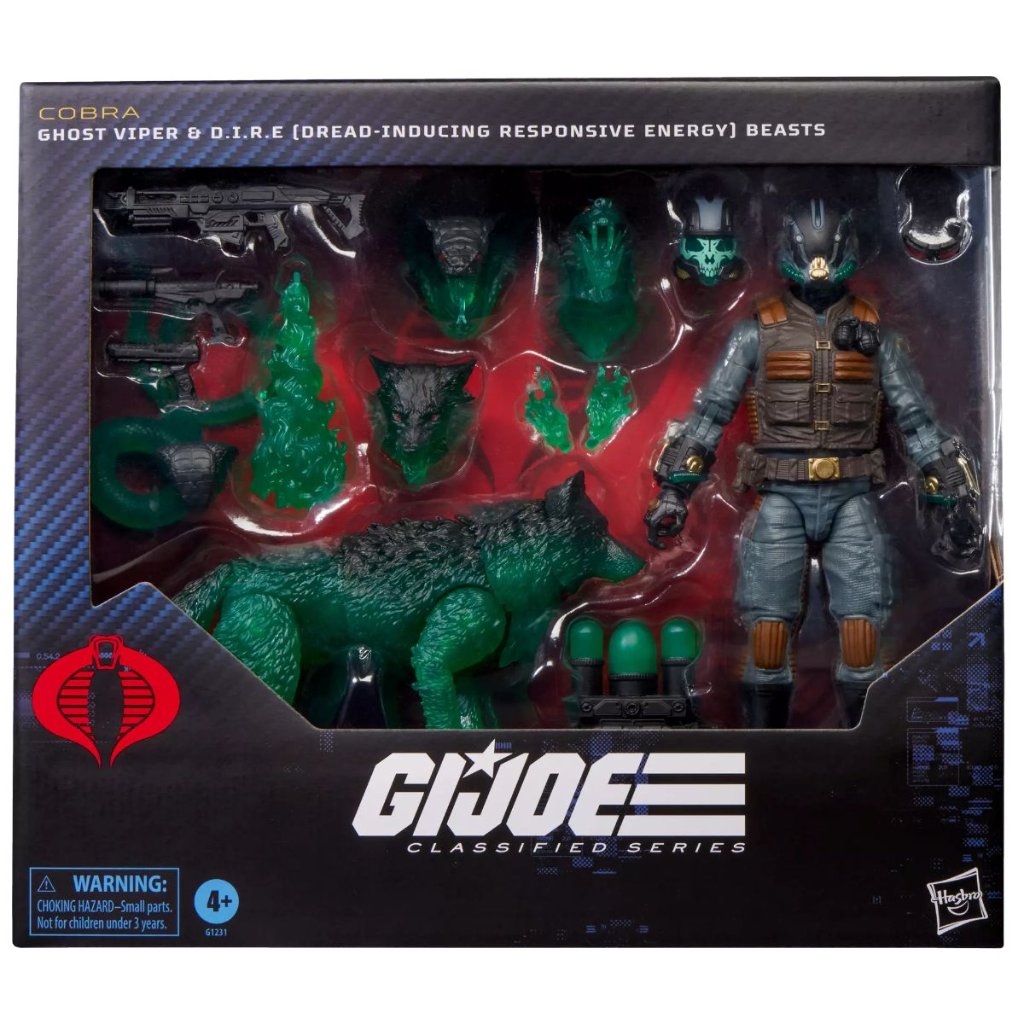 【限定】G.I. Joe Classified Series Ghost Viper & D.I.R.E. (Dread-Inducing Responsive Energy) Beasts(170)の画像