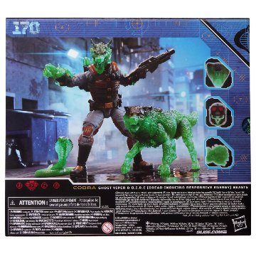 【限定】G.I. Joe Classified Series Ghost Viper & D.I.R.E. (Dread-Inducing Responsive Energy) Beasts(170)の画像